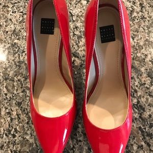 Red 3 1/2 inch heels